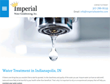 Tablet Screenshot of imperialwaterinc.com